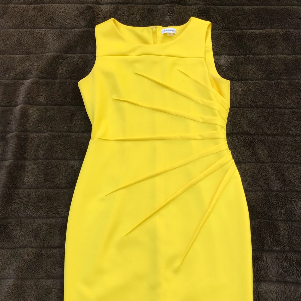 (SOLD) Yellow CK Dress